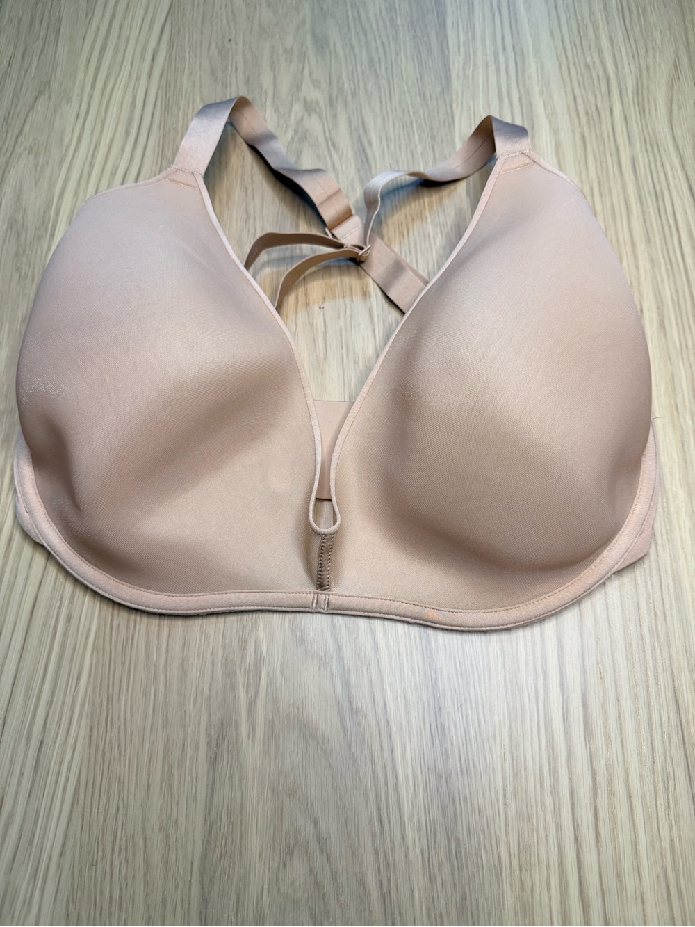 SKIMS Weightless Scoop Bra Clay Underwire Adjustable Straps Women’s Size 38H